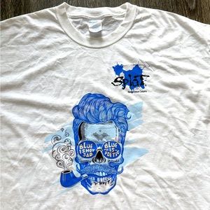 BLUE Splot Meme Men’s Tee T-Shirt XL New
